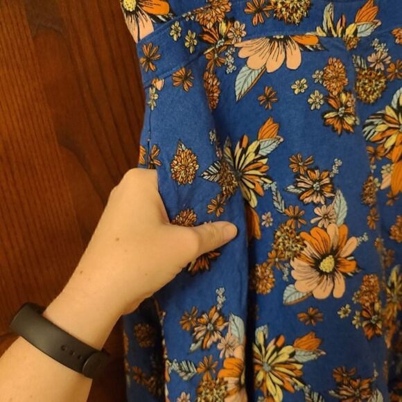 Modcloth Bursting With Optimism Fit and Flare Dress - Picture 5 of 9